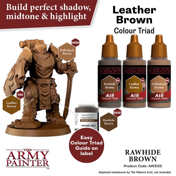 Clearance - The Army Painter - Warpaints AIR - Rawhide Brown Clearance - The Army Painter - Warpaints AIR - Rawhide Brown