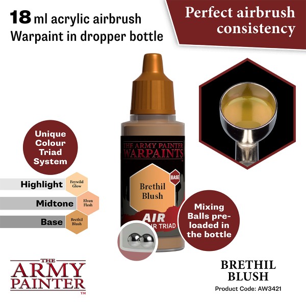 Clearance - The Army Painter - Warpaints AIR - Brethil Blush Clearance - The Army Painter - Warpaints AIR - Brethil Blush