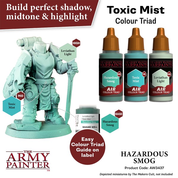 Clearance - The Army Painter - Warpaints AIR - Hazardous Smog Clearance - The Army Painter - Warpaints AIR - Hazardous Smog
