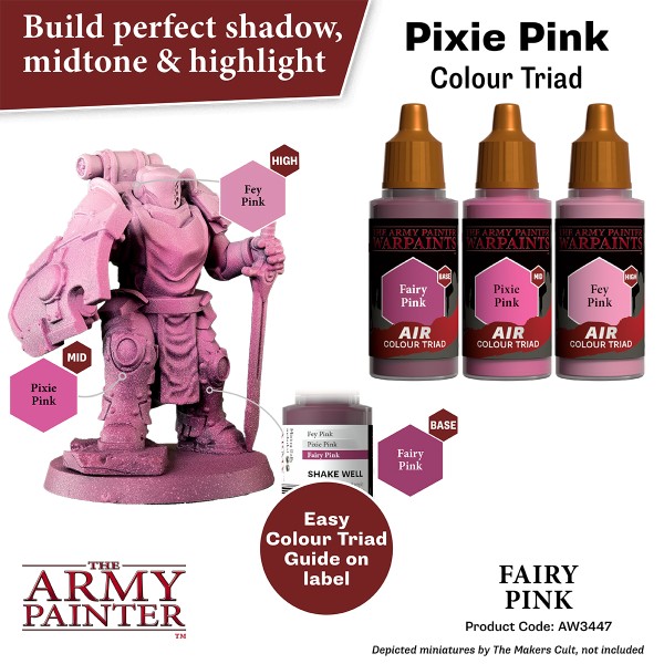 Clearance - The Army Painter - Warpaints AIR - Fairy Pink Clearance - The Army Painter - Warpaints AIR - Fairy Pink