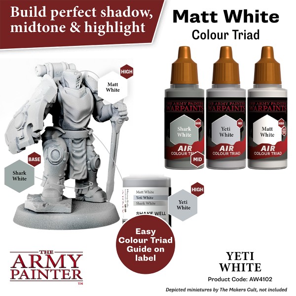 Clearance - The Army Painter - Warpaints AIR - Yeti White Clearance - The Army Painter - Warpaints AIR - Yeti White