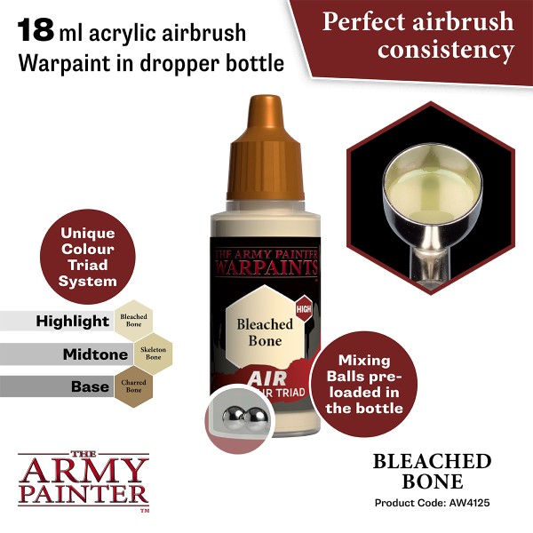 Clearance - The Army Painter - Warpaints AIR - Bleached Bone Clearance - The Army Painter - Warpaints AIR - Bleached Bone