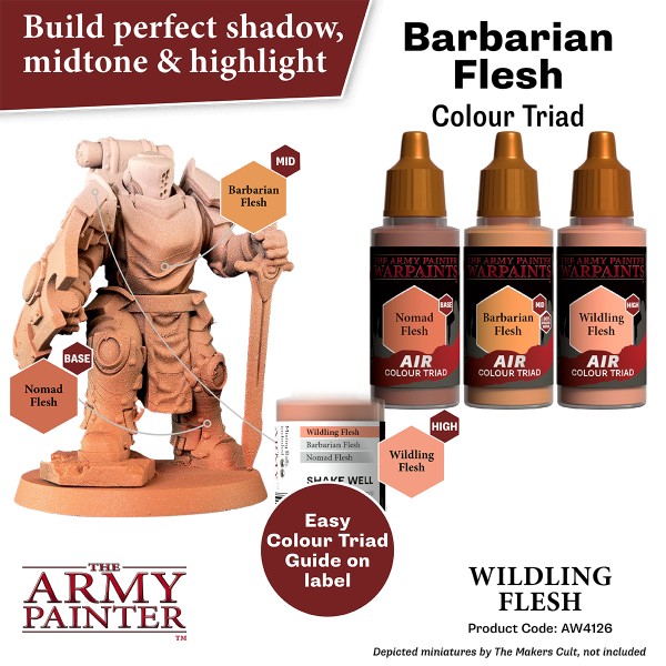 Clearance - The Army Painter - Warpaints AIR - Wildling Flesh Clearance - The Army Painter - Warpaints AIR - Wildling Flesh