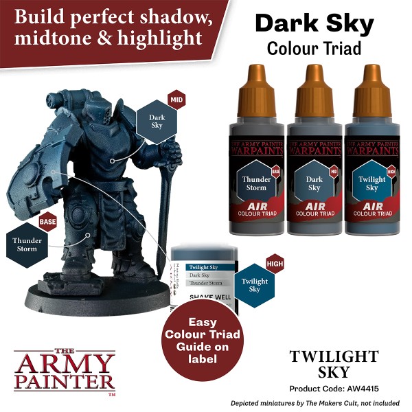Clearance - The Army Painter - Warpaints AIR - Twilight Sky Clearance - The Army Painter - Warpaints AIR - Twilight Sky