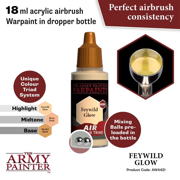 Clearance - The Army Painter - Warpaints AIR - Feywild Glow Clearance - The Army Painter - Warpaints AIR - Feywild Glow