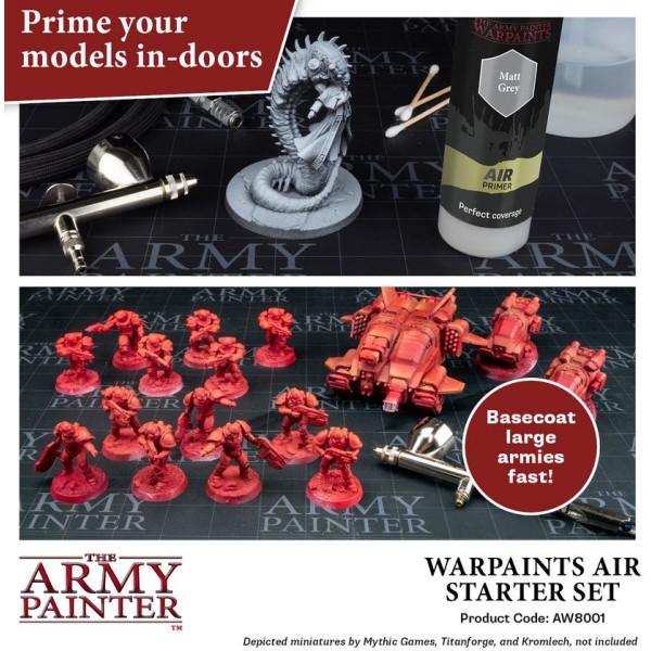 Clearance - The Army Painter - Warpaints AIR - Starter Airbrush Paint Set