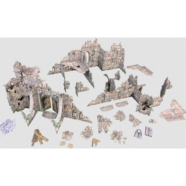 Battle Systems - Fantasy Terrain - Ruined Monastery