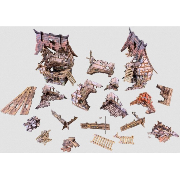 Battle Systems - Fantasy Terrain - Village Ruins