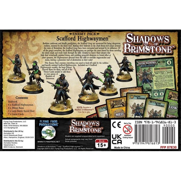Shadows of Brimstone - Scafford Highwaymen - Enemy Pack
