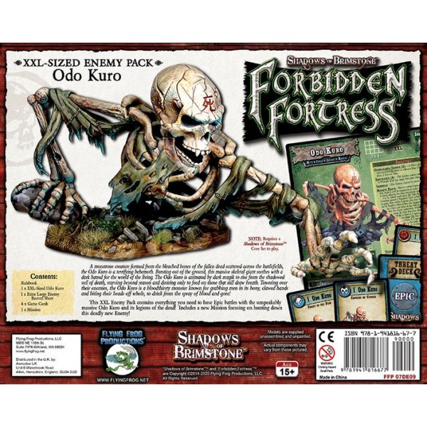 Shadows of Brimstone - Forbidden Fortress - Odo kuro - XXL Enemy Pack