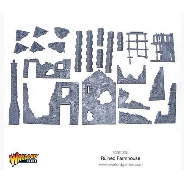 Bolt Action - Terrain - Ruined Farmhouse