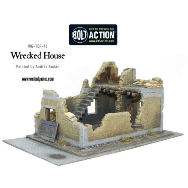 Bolt Action - Terrain - Wrecked House