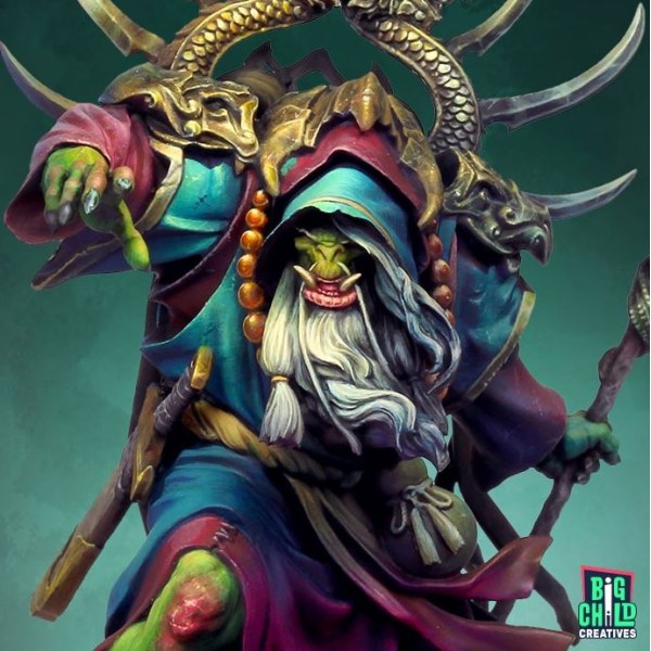 Big Child Creatives - 75mm Figures - Legends of the Jade Sea - Oglak Xiao the Wizard