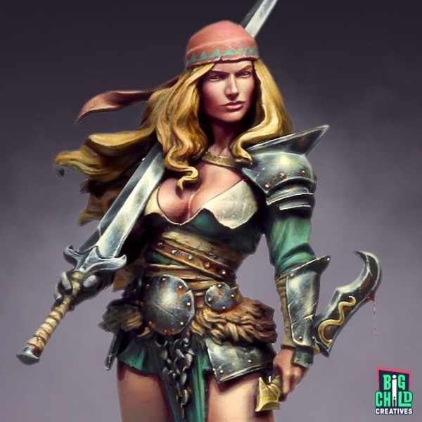 Big Child Creatives - 75mm Figures - Songs of War - Alaana the Bloody Blade