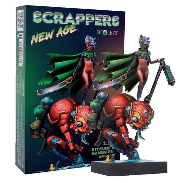 Scale75 Figures - New Age Scrappers - Kitsune and Hanibaru (75mm)