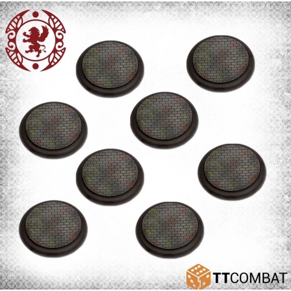Carnevale - Cobblestone Bases - 50mm (8) 