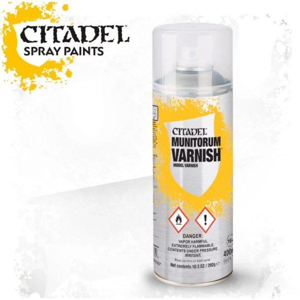 Games Workshop - Spray - Munitorum Varnish - (In Store only - No Shipping)