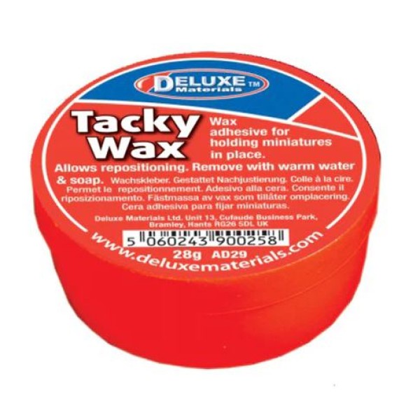 Deluxe Materials - Tacky Wax - Miniature Painting Adhesive