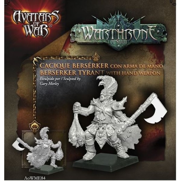 Avatars of War - Dark Gods - Barbarian Chief w/ Hand Weapon