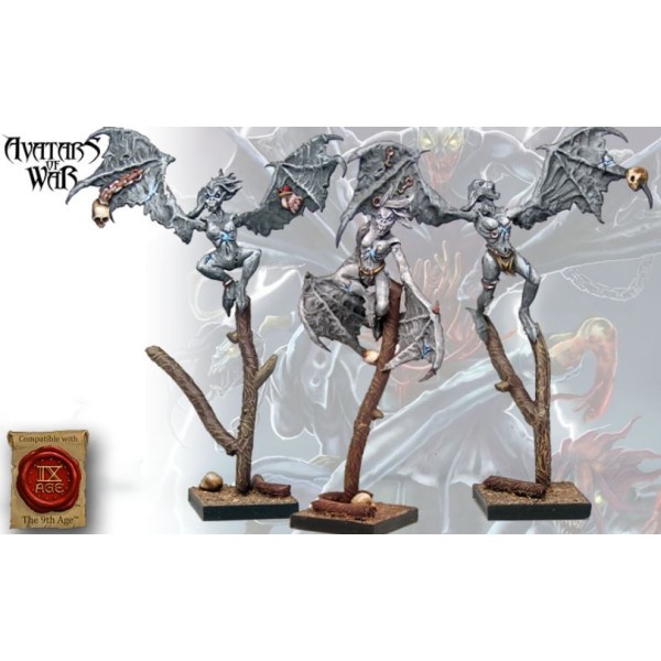 Clearance - Avatars of War - Dread Elves - Dread Harpies / Beast Gargoyles