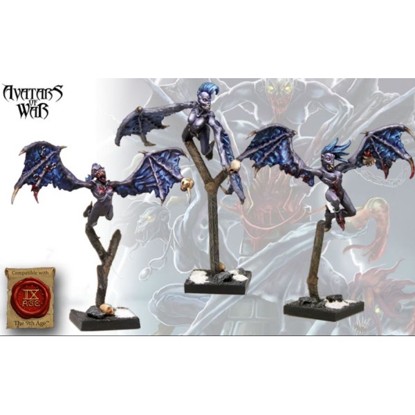 Clearance - Avatars of War - Dread Elves - Dread Harpies / Beast Gargoyles