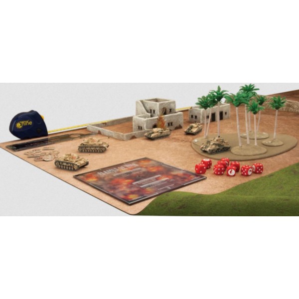 GF9 - Battlefield in a Box - Double sided - Desert and Grass - Gaming Mat ( 72" x 48") In store Only - No Shipping