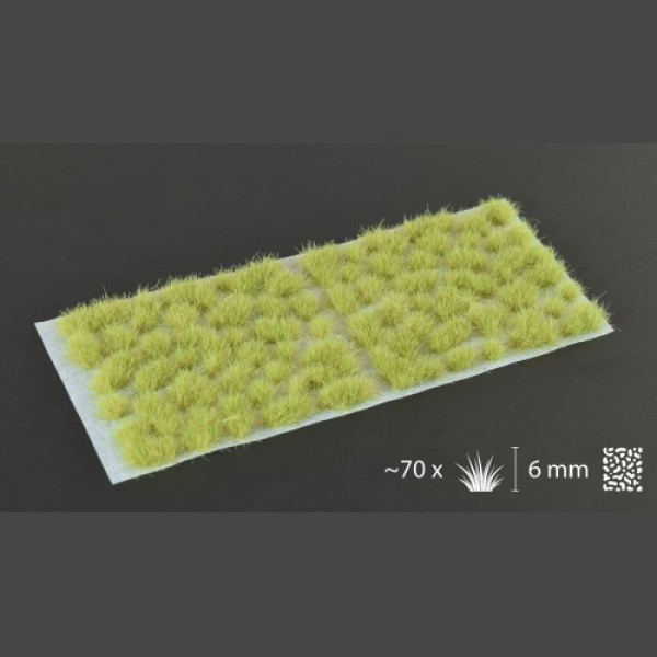 Gamer's Grass Gen II - Light Green Tufts 6mm (Wild) Gamer's Grass Gen II - Light Green Tufts 6mm (Wild)