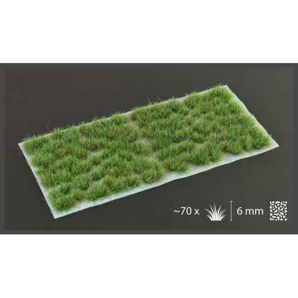 Gamer's Grass Gen II - Strong Green Tufts 6mm (Wild) Gamer's Grass Gen II - Strong Green Tufts 6mm (Wild)
