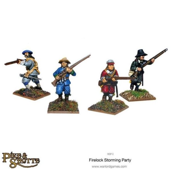 Warlord Games - Pike and Shotte - Firelock Storming Party
