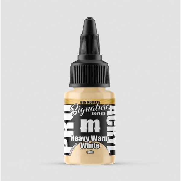 Monument Hobbies - Pro Acryl - Ben Komets Signature Series - Heavy Warm White 22ml