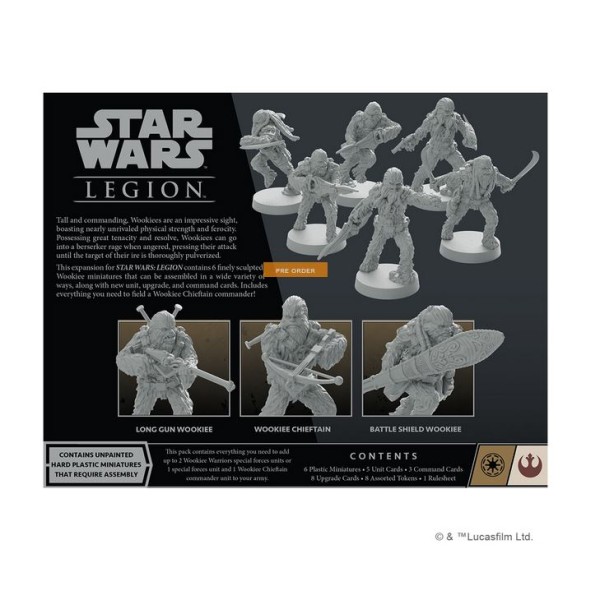Star Wars - Legion Miniatures Game - Wookiee Warriors Unit Expansion (2021)
