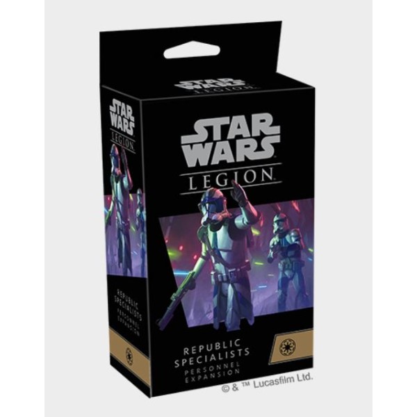 Star Wars - Legion Miniatures Game - Republic Specialists Personnel Expansions