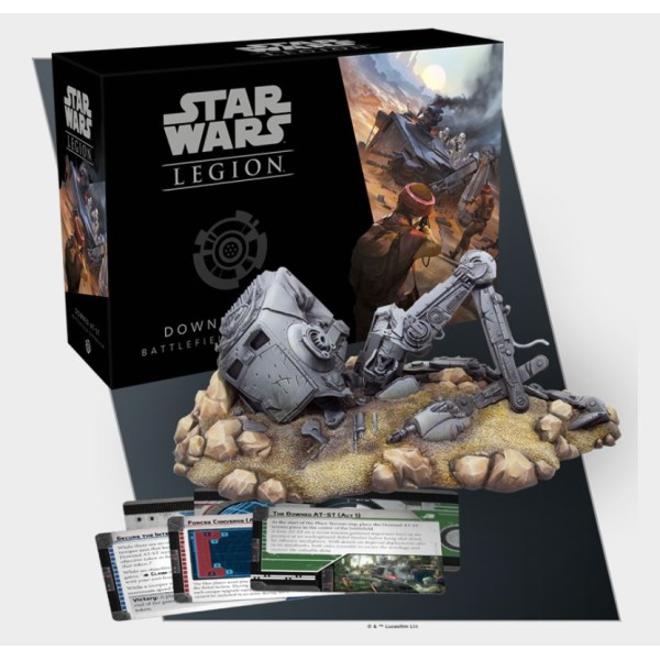 Star Wars - Legion Miniatures Game - Downed AT-ST Battlefield Expansion