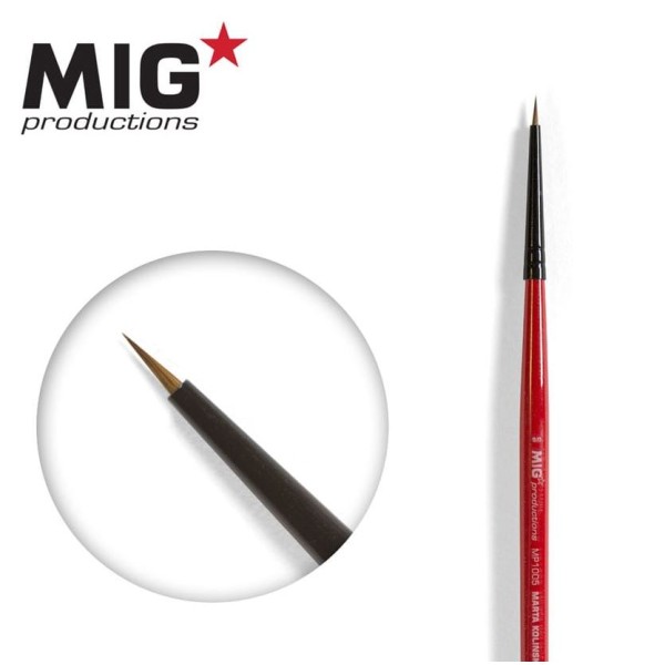 Clearance - IG Productions - Marta Kolinsky Modelling Brush - 9/0