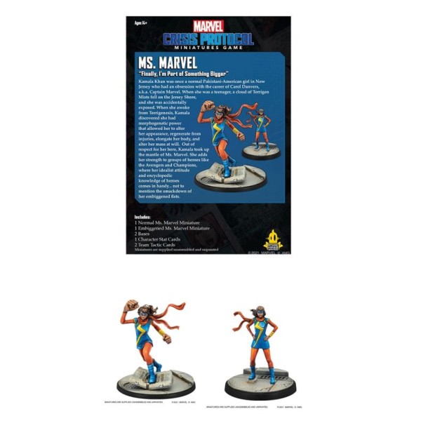 Marvel - Crisis Protocol - Miniatures Game - Ms. Marvel