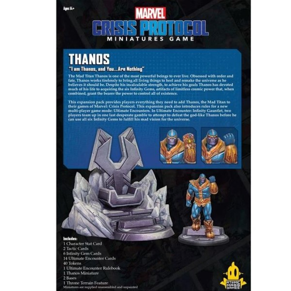 Marvel - Crisis Protocol - Miniatures Game - Thanos