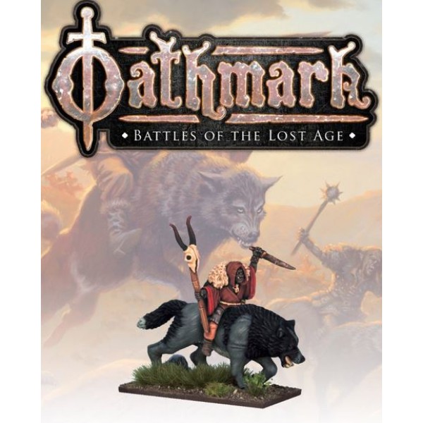 Oathmark - Goblin Wolf Rider - Shaman