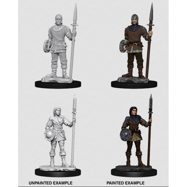 Pathfinder - Deep Cuts Unpainted Miniatures: Guards