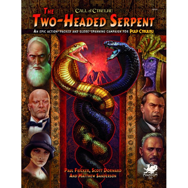 Call of Cthulhu RPG - The Two-Headed Serpent Hardcover Call of Cthulhu RPG - The Two-Headed Serpent Hardcover