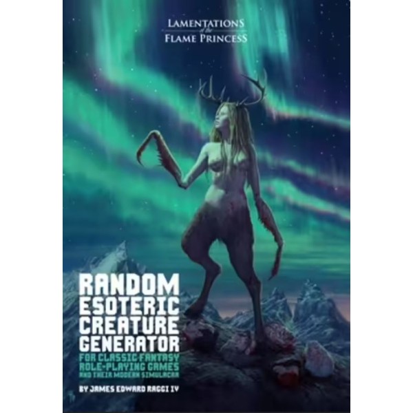 Lamentations of the Flame Princess - Random Esoteric Creature Generator