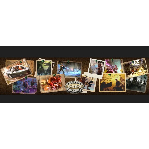 Savage Worlds RPG - Adventure Edition - GM Screen and Mini-Settings