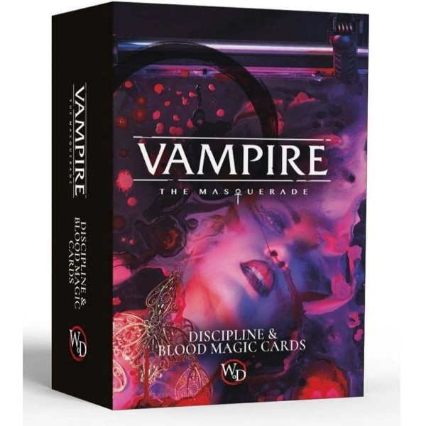 Vampire The Masquerade RPG - 5th Edition - Discipline and Blood Magic Card Deck (Modiphius)