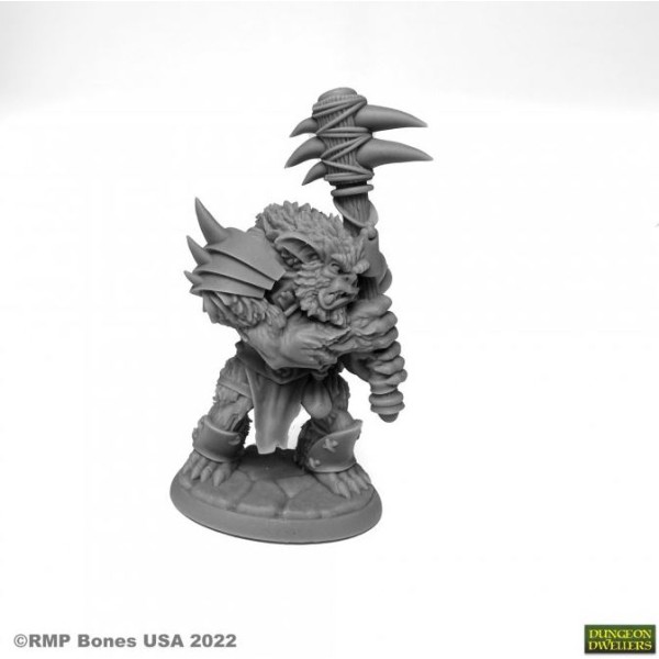 Reaper Dungeon Dwellers (Bones USA Plastic) - Tork, Bloodclub Bugbear 