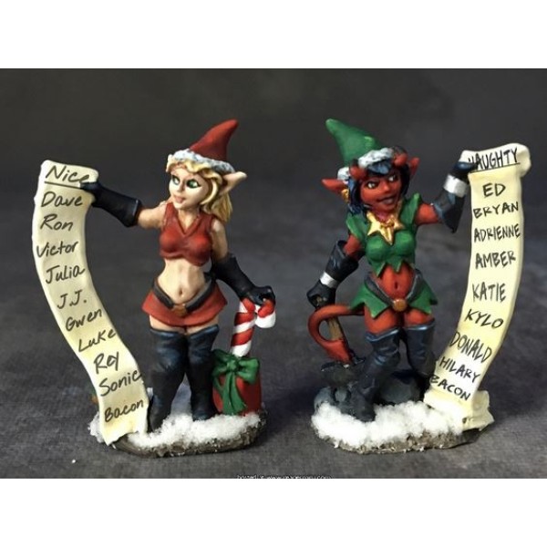 Reaper - Christmas Miniatures - Naughty and Nice
