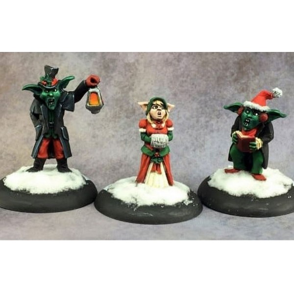 Reaper - Christmas Miniatures - Goblin Carolers 