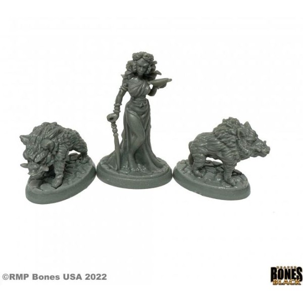 Reaper Bones Black - Circe and Pigs