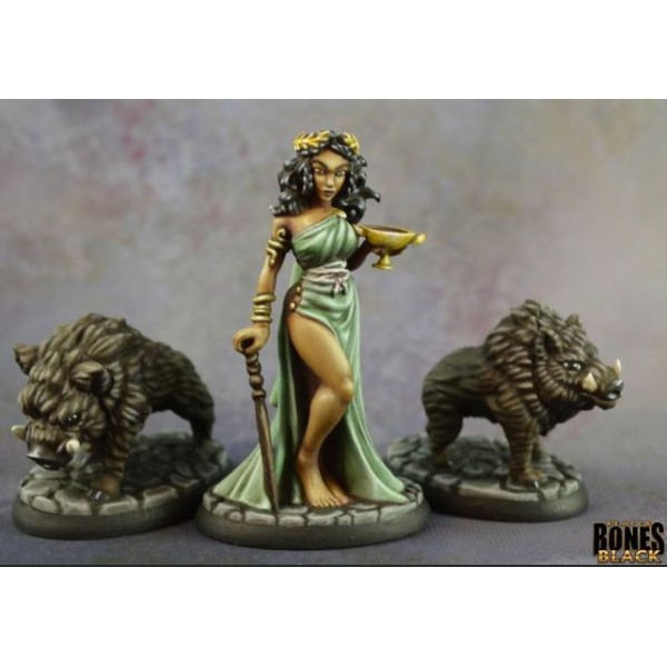 Reaper Bones Black - Circe and Pigs