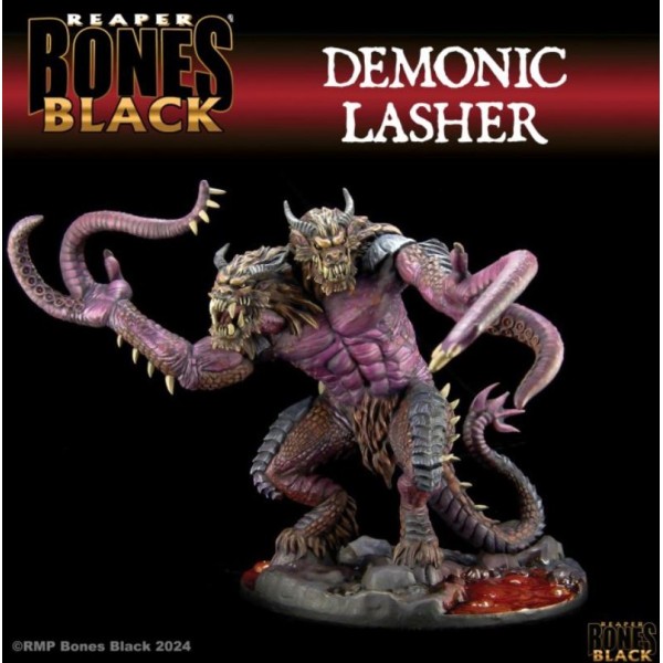 Reaper Bones Black - Demonic Lasher - Bones Black Deluxe Boxed Set