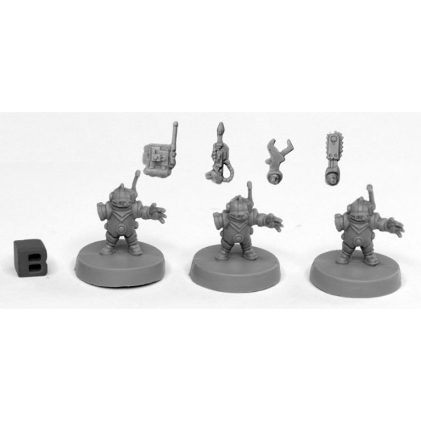 Reaper Bones Black - Toolbots (3) Reaper Bones Black - Toolbots (3)