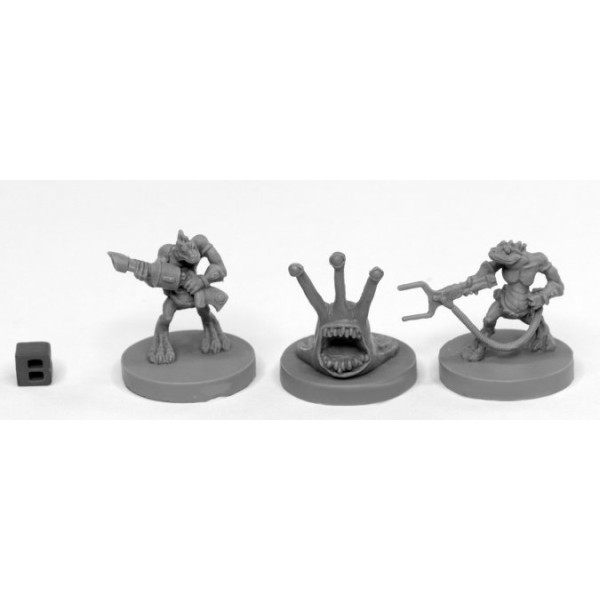 Reaper Bones Black - Sliggs and Squarg (3) Reaper Bones Black - Sliggs and Squarg (3)
